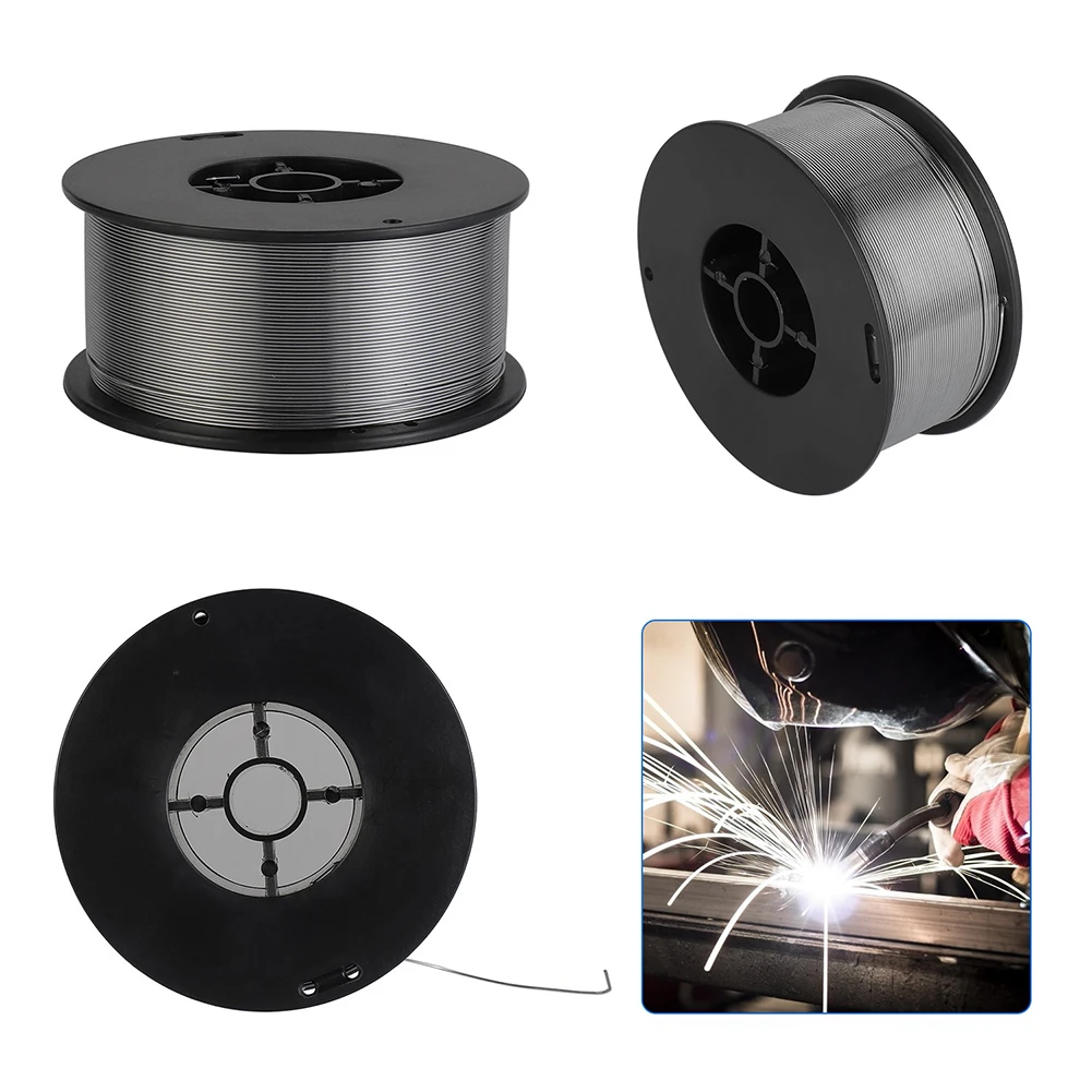 

MIG Welding Wire E71T-GS Gasless Flux Core Wire 0.8/1.0/1.2mm 1KG Welder Wire MIG Welding Accessories For Soldering Gasless Wire