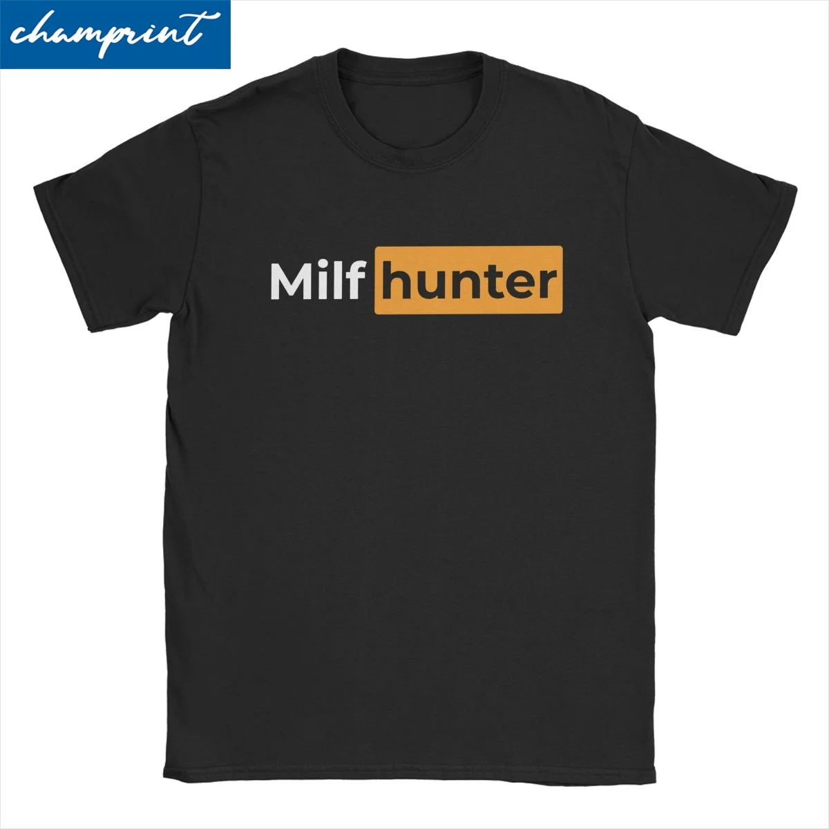 

Повседневная забавная футболка «милф Хантер», мужские и женские футболки из чистого хлопка с круглым вырезом, футболки с коротким рукавом, графическая одежда