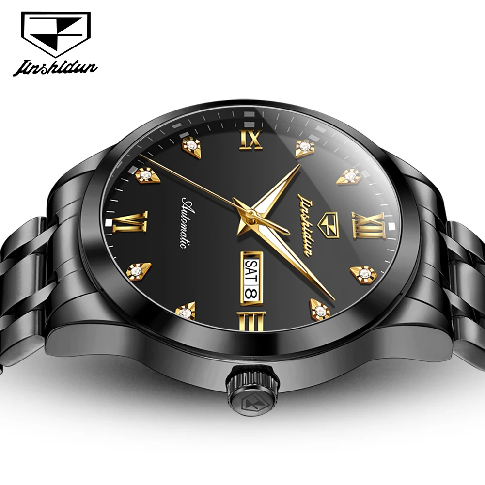 JSDUN 8980 новые автоматические часы для мужчин роскошные мужские механические с