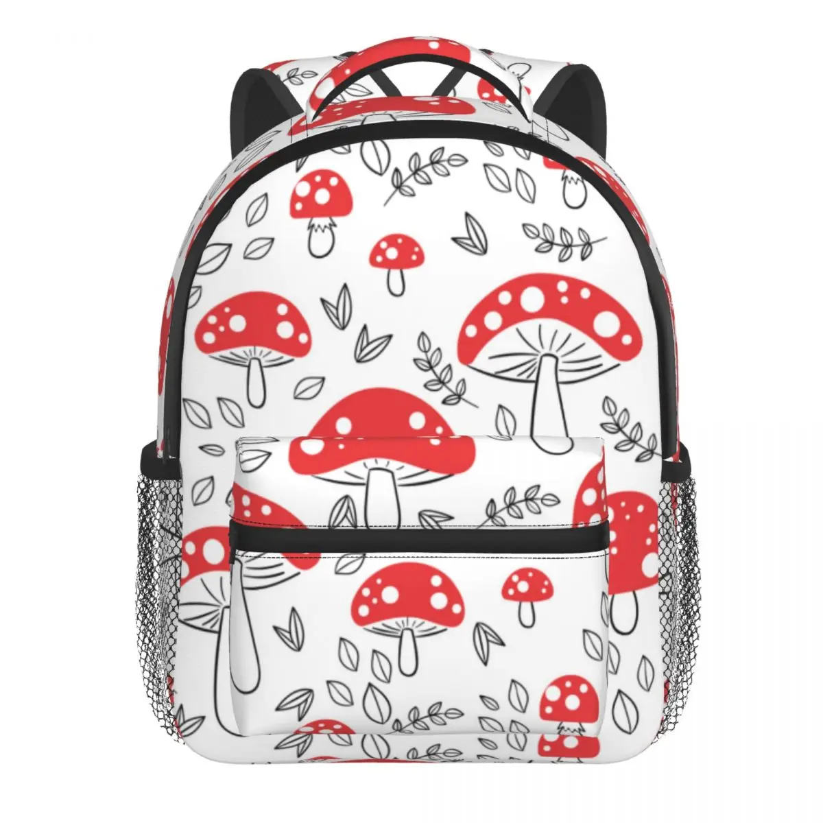 Children Bag Cute Mushroom Kids Bag Kindergarten Preschool Backpack for Boys Girls 3-4-6 Years Old