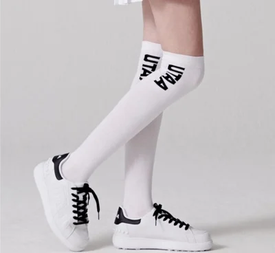 New golf ladies stockings thick cotton knee-length ladies socks in autumn and winter
