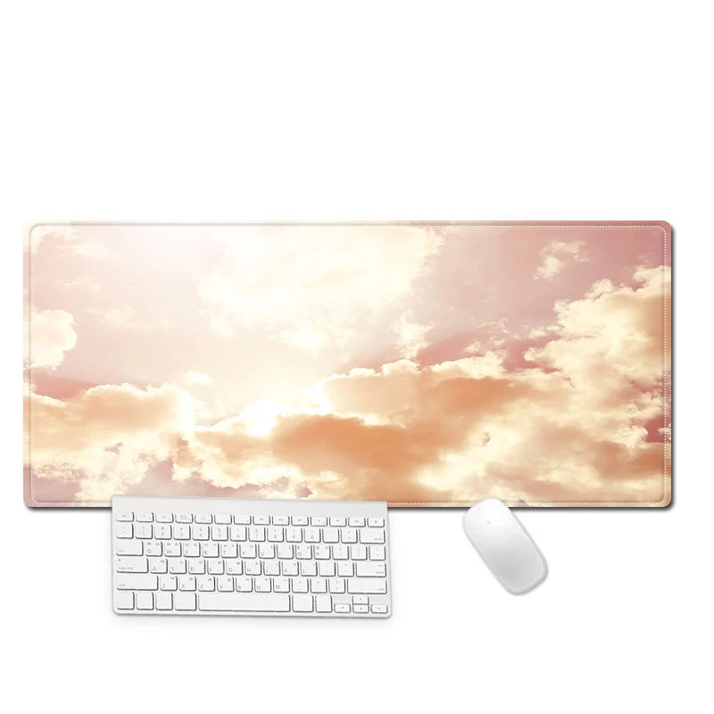 

Colourful Cloud Mouse Pad Gaming XL Large Custom New HD Mousepad XXL Mouse Mat Anti Slip Office Natural Rubber Computer Mice Pad