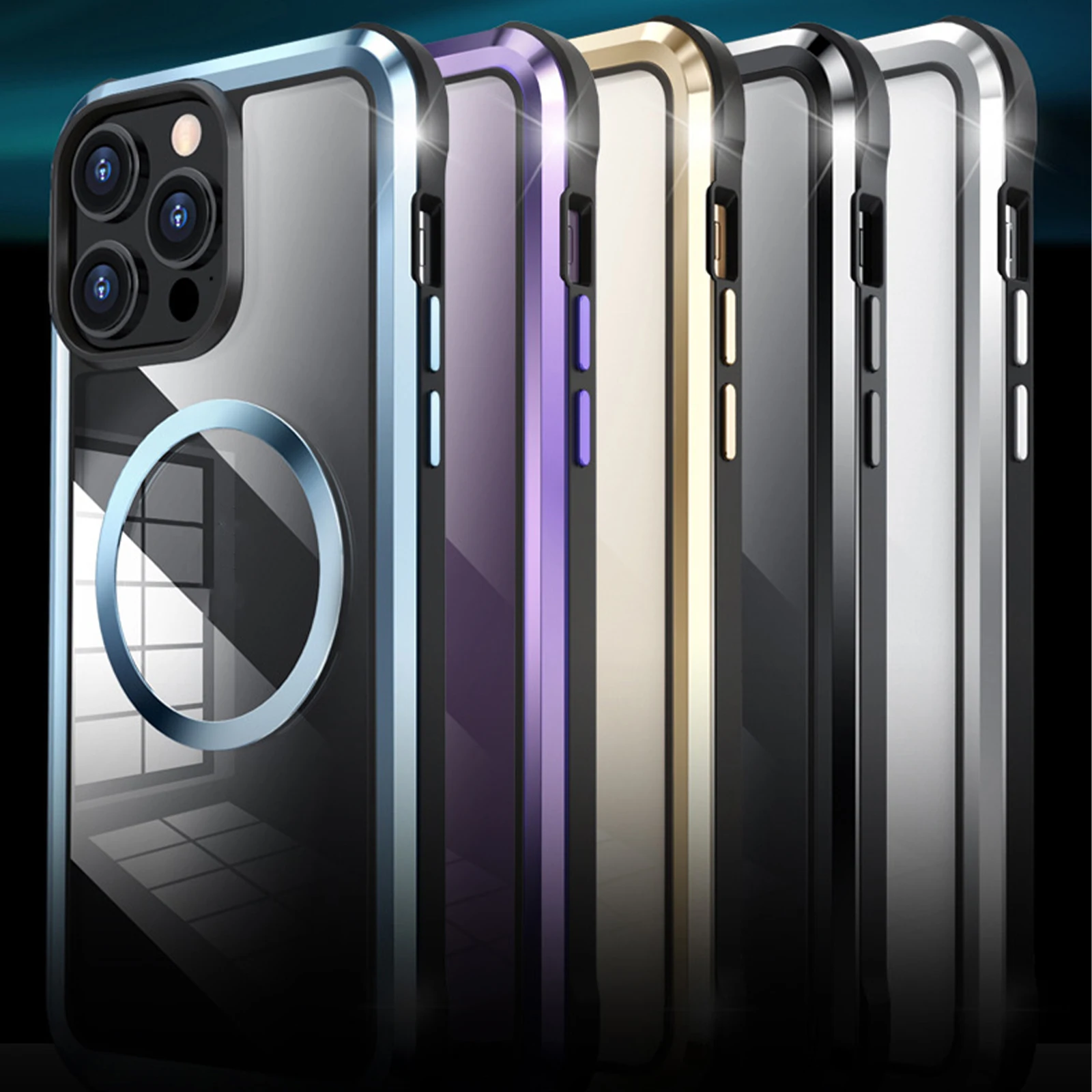 

for Magsafe Clear Case for iPhone 14 Pro Max Plus 5G for Magsafe Magnetic Case Soft TPU Shockproof Phone Case Protection Cover
