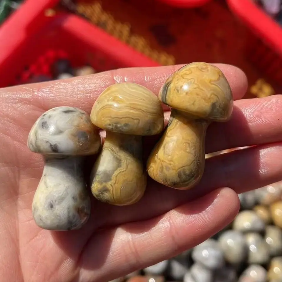 

Модный натуральный драгоценный камень, искусственный Агат, форма гриба без отверстия, Декор для дома и сада, 1 шт.