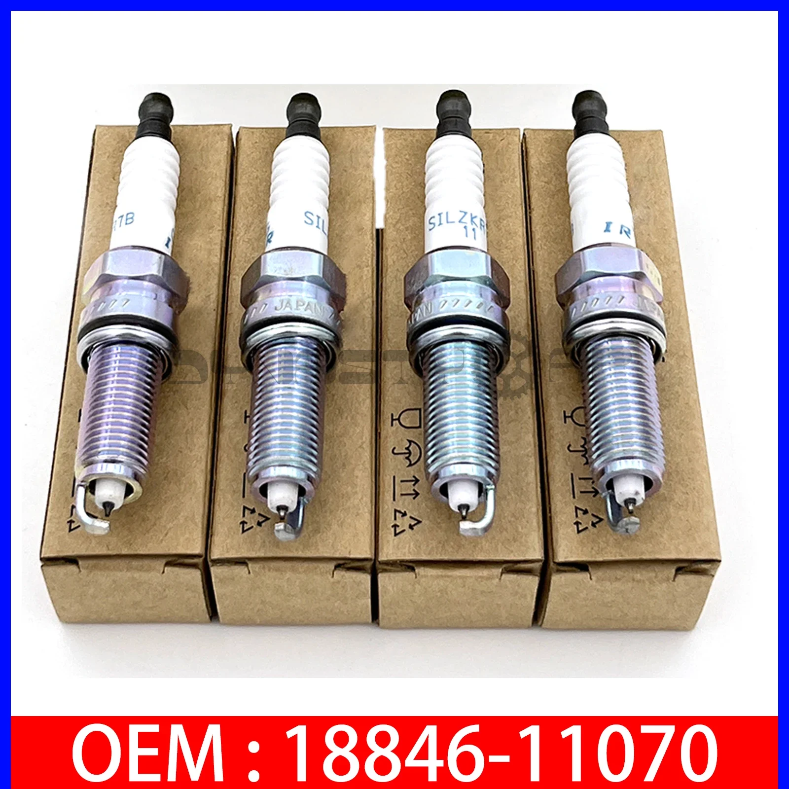 4 шт. Иридиевые свечи зажигания 18846-11070 для 11-18 Hyundai ElantraTucson Kia Forte 1.8L 2.0L 2.4L 18846 11070
