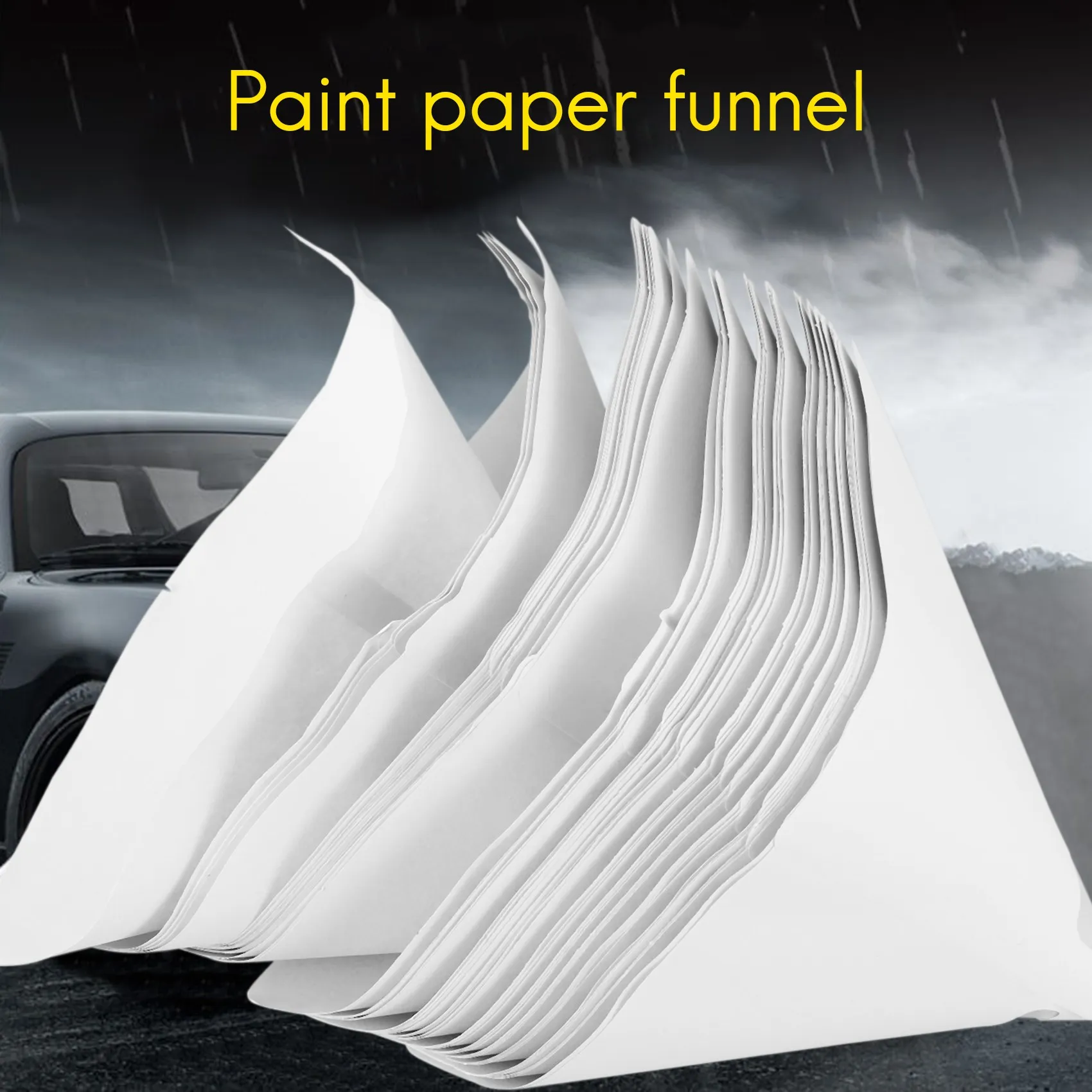 

50Pcs Fine Paint Paper Strainers (150 Micrometer) Sieve Filter Mesh New