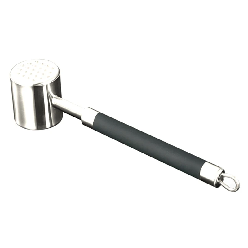 

Meat Hammer Household Steak Hammer 304 Stainless Steel Hammer Pork Chop Loose Meat Hammer Meat Tenderizer Hammer