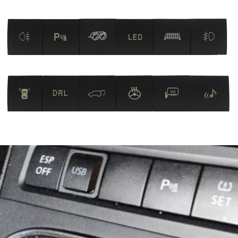 

Power Supply Trunk Switch Steering wheel Heating Fan Button Radar Switch For VW Golf 6 Jetta 5 Caddy EOS Scirocco 2006 - 2014