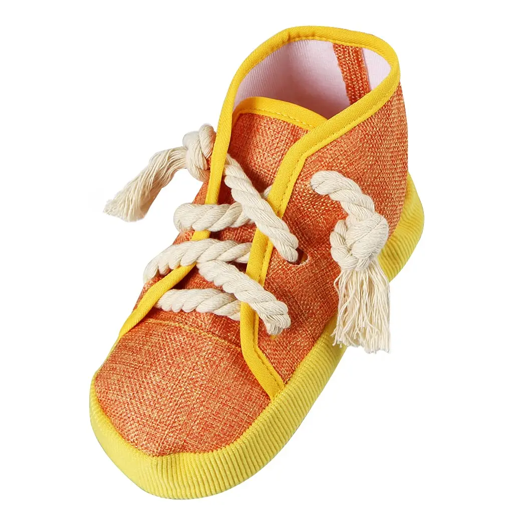 

New Dog Chew Interactive Toy, Safe and Durable Dog Squeaky Mini Toy, Ginger