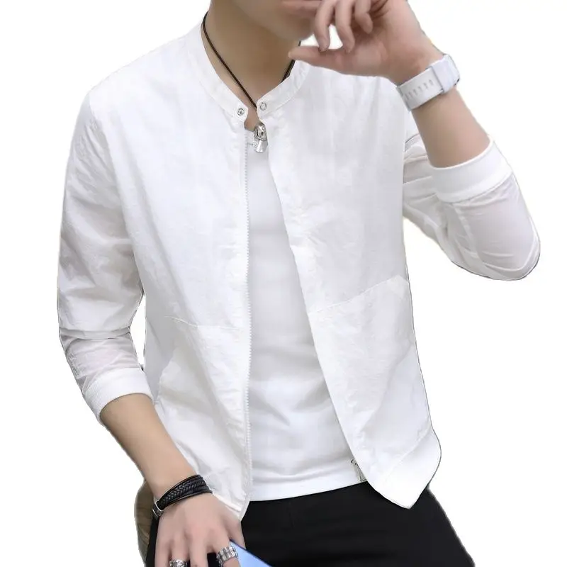 

Cheap Clothing Summer Outdoors Coats Male Jacket Ultra Light Clothing Breathable Jacket Anti-UV Coat Men Zipper Windbreaker