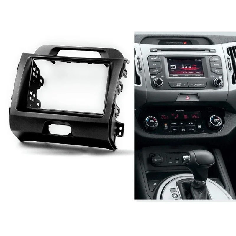 Автомобильный радиоприемник 2Din для KIA SPORTAGE 2010-2015 комплект установки стереопанели