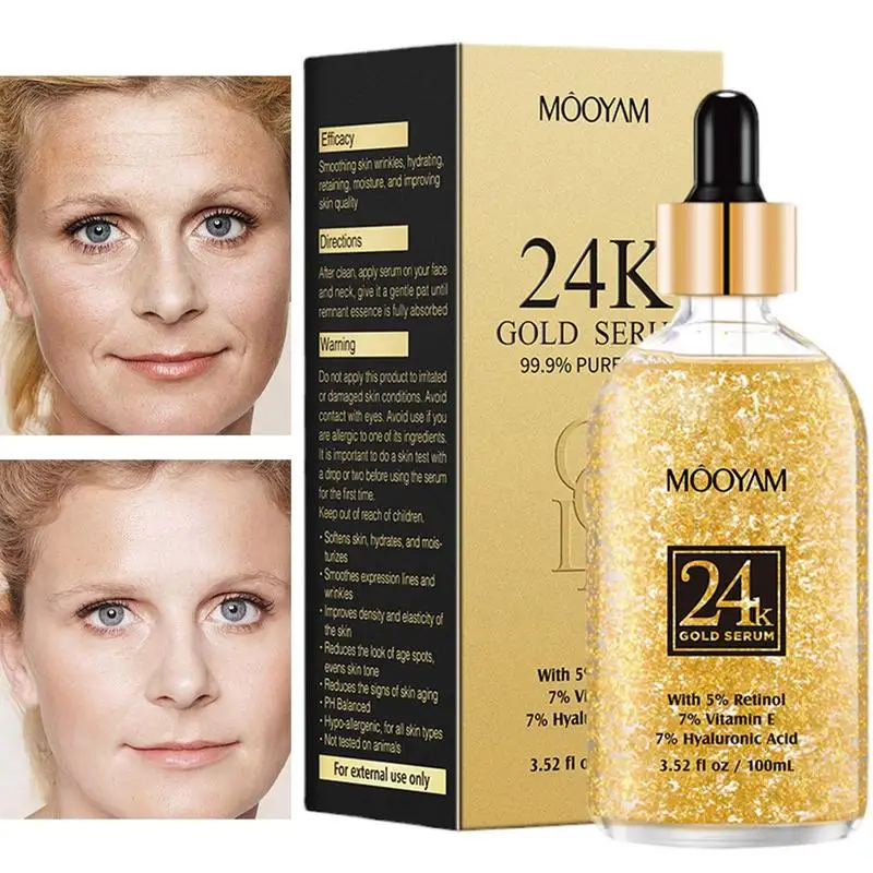 

Gold Face Essence Vitamin E Balancing Facial Essence Skin Complexion Pore Minimizer 3 Oz With Hyaluronic Acid And Vitamin E Anti