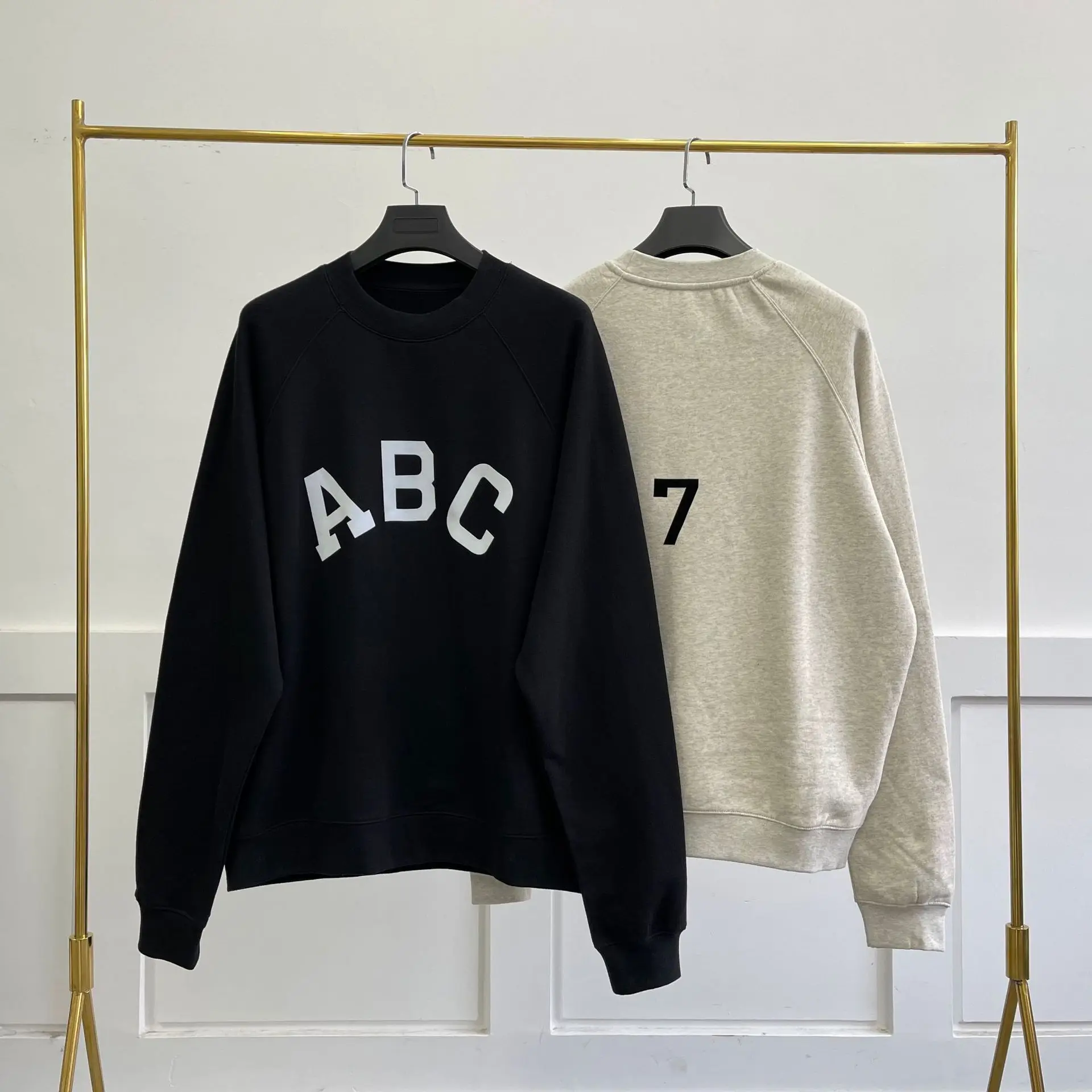 

Women's Sweatshirt Male 100%1:1 High Street Brand Streetwear Loose Plush Couples Oversized Pullover Basketball Hip Hop Jogging