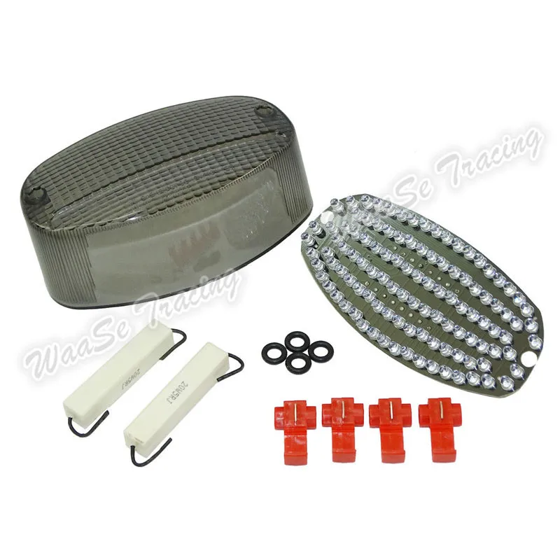 

waase для Yamaha V Star 1100 XVS1100 Custom 1999, 2000-2009, задний фонарь E-Mark, стоп-сигналы поворота, светодиодный светильник
