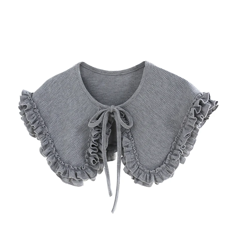 Съемный воротник женские деревянные украшения для ушей молодой куклы свитер с