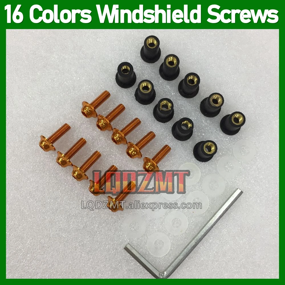 31 шт. болты для лобового стекла мотоцикла YAMAHA YZF-R1 YZF1000 YZF R1 1000 CC YZF-1000 YZFR1 07 08 2007 2008