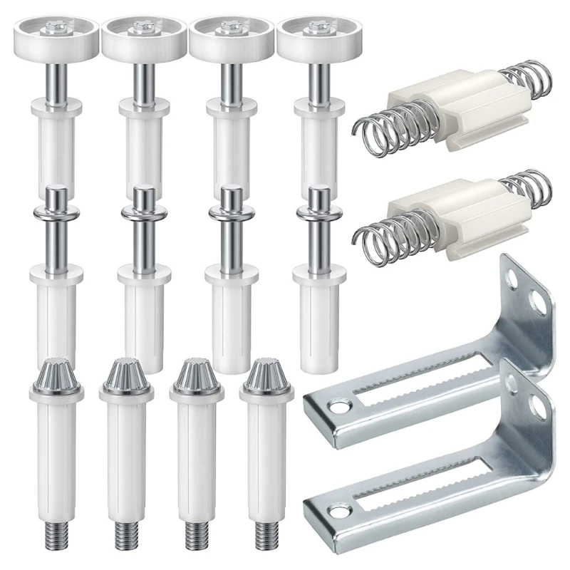 

Door Hardware Repair Kit Bi-Fold Door Hinges Stainless Steel Top Pivots Bi-Fold Door Hardware Repair Replacement Kit