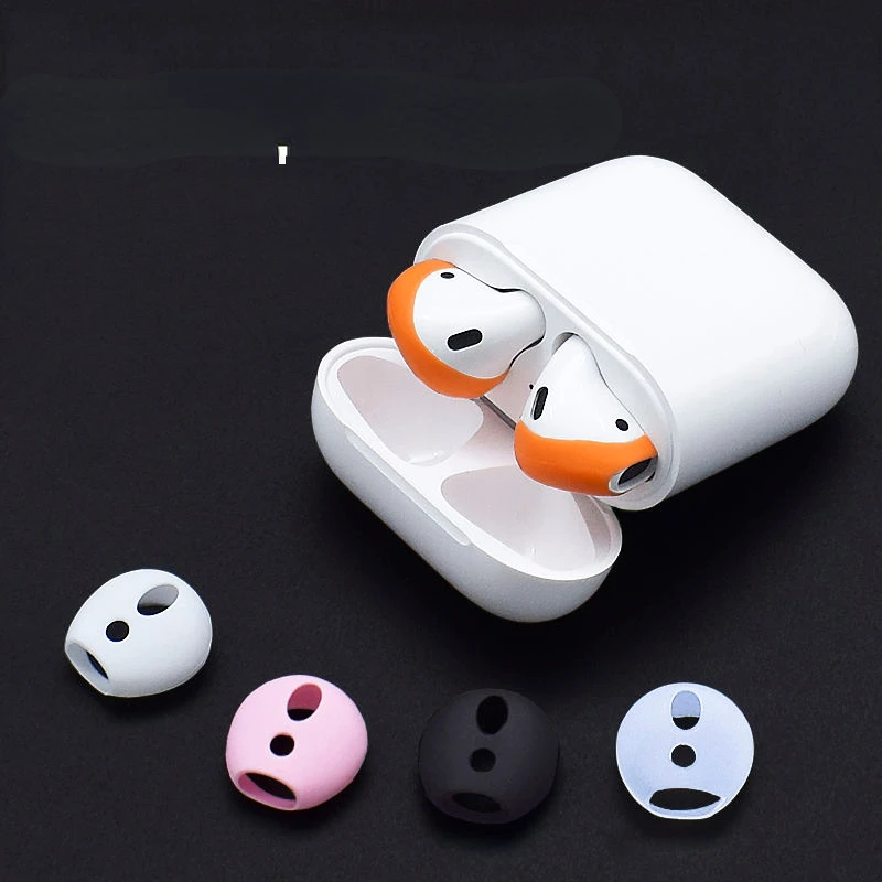 

1 2 anti-lost silicone sleeve wireless Bluetooth headset ultra-thin non-slip ear Covers caps