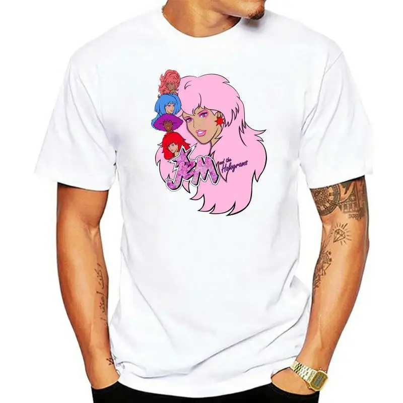 

Men tshirt Short sleeve Women T-Shirt Jem and the Holograms Unisex T Shirt