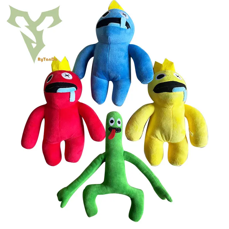 

28cm Rainbow Friends Plush Toy Cartoon Game Character Doll Kawaii Blue Monster Soft Stuffed Plushie For Kids Christmas Gifts