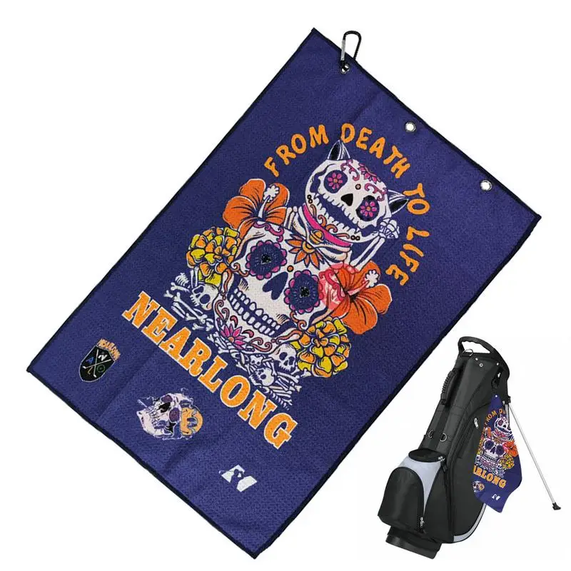 Полотенца для гольфа сумок Полотенце чистки канавок из тонкого волокна Ткань