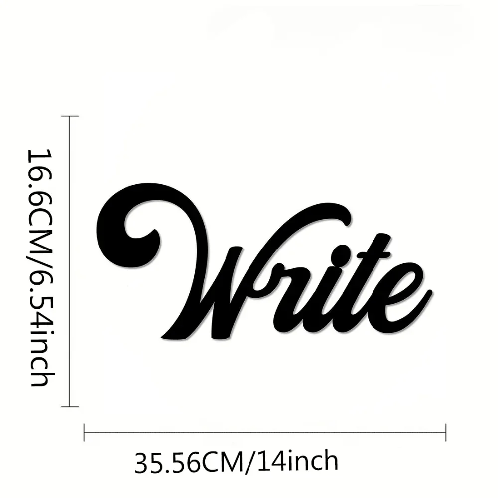 Металлическое Слово Настенный Знак Стильная Художественная Живопись