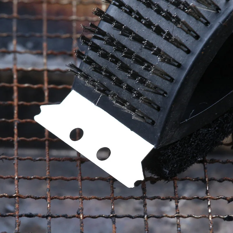 Гриль Чистая Щетка Медный Провод Барбекю Аппаратная Печь Чистка Ббк Губка Лопата Длинная Ручка