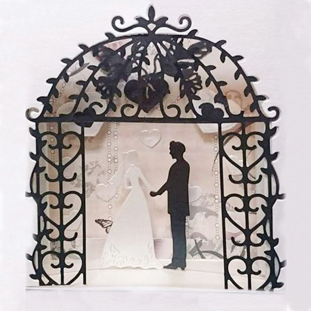 

Wedding Cape Frame Dies New 2022 Metal Cutting Dies For DIY Scrapbooking And Card Making Decorative Embossing Die Cut Craft Dies