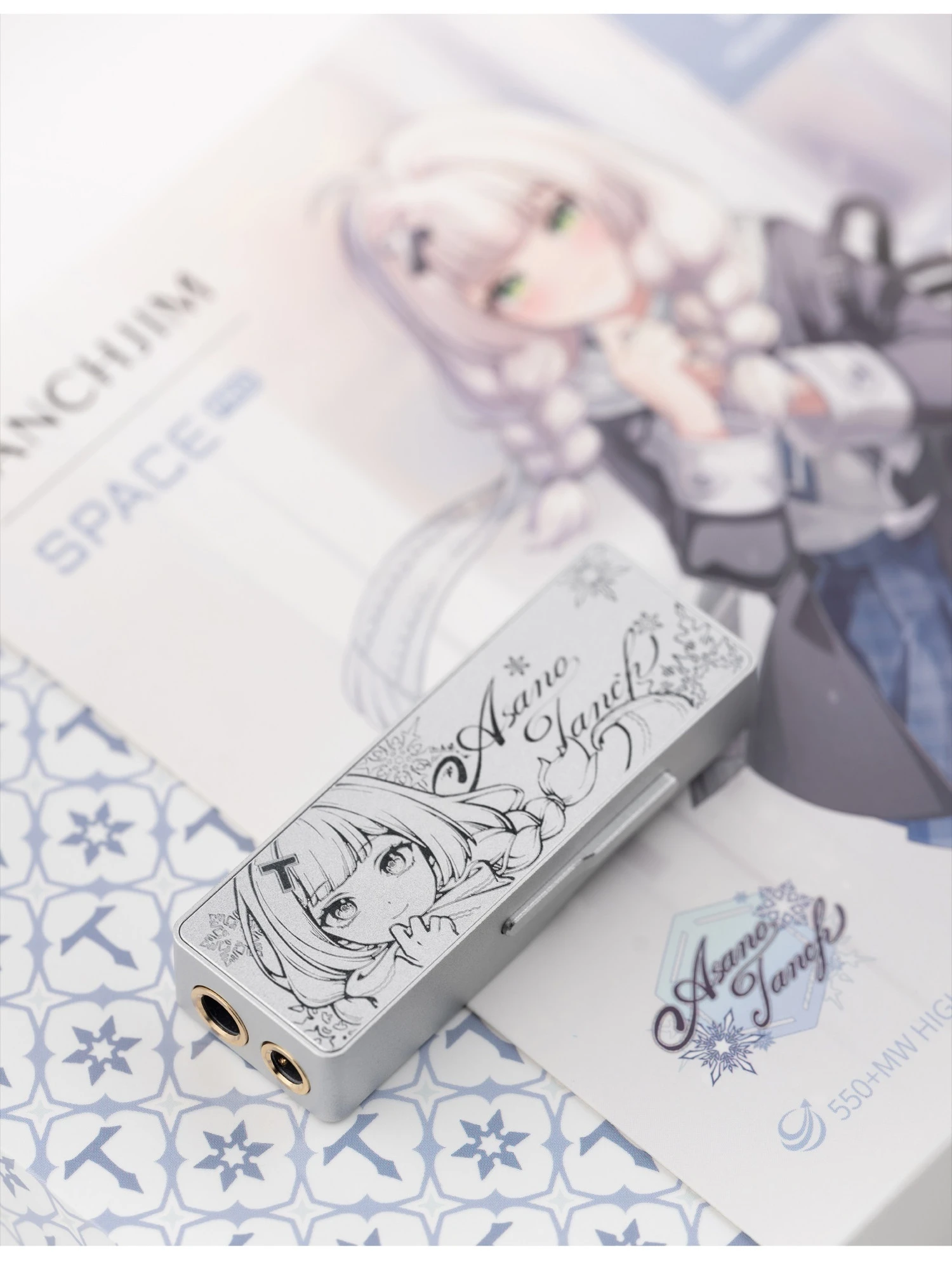 Фото Портативный усилитель для наушников TANCHJIM SPACE PRO Yukino Hana Limited Edition со встроенной игровой звуковой картой и ЦАП №5