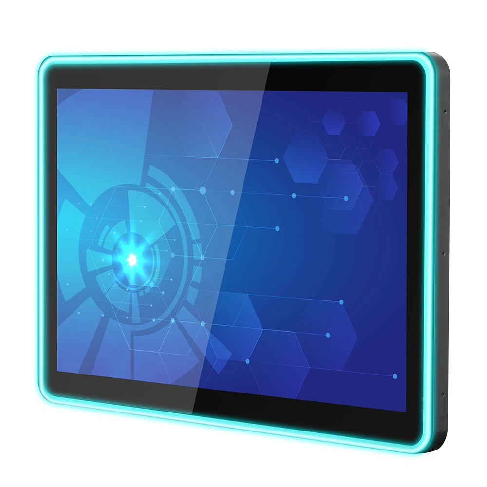 

21.5 inch Open Frame Capacitive Multi Touch Sensor Screen Display with Front LED Bar