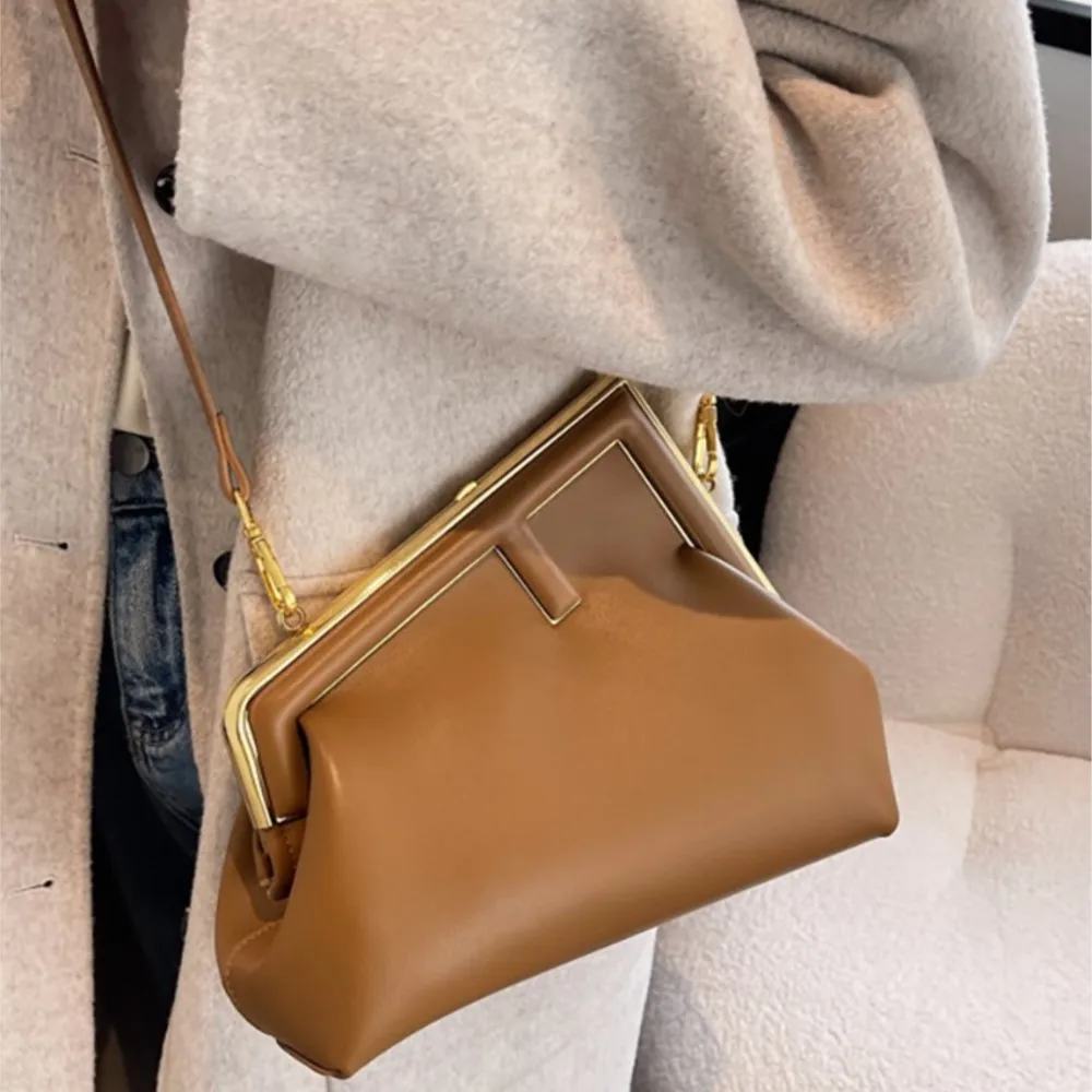 

Women Handbag Bag Single Shoulder Bags Crossbody Women's Catch Clip Messenger Leather PU Luxury Fashion Versatile Tote Sac