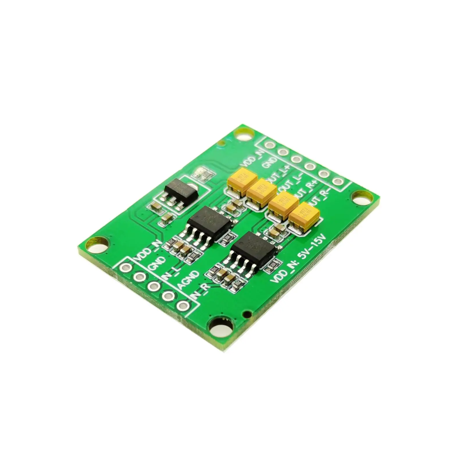 

Audio single ended analog input differential balance analog output module conversion board differential