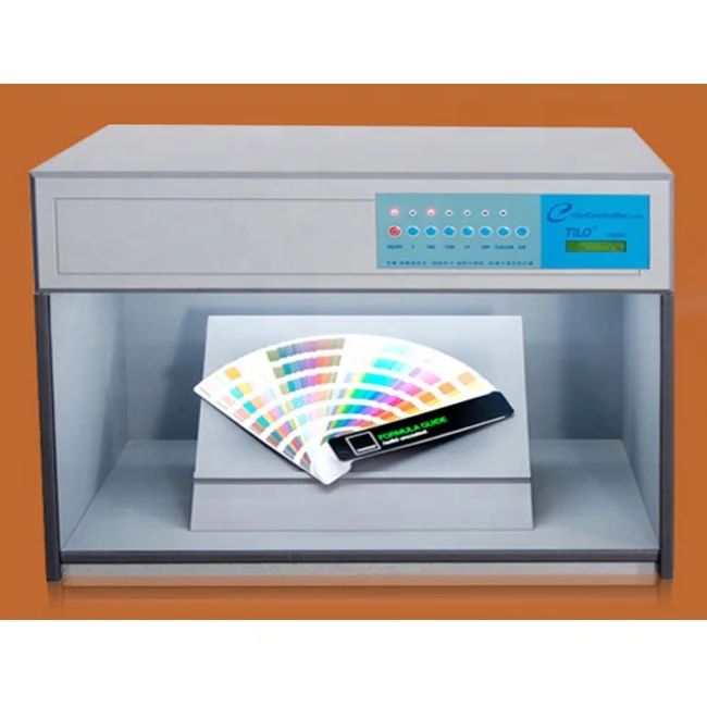 

T60-4 4 Light Sources D65, TL84, UV, F/A Color Check Matching Light Box Cabinet