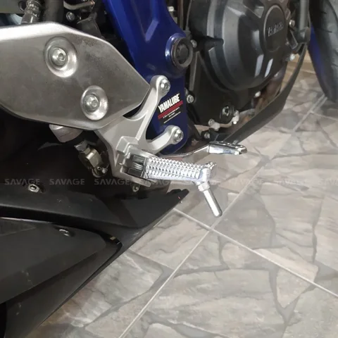 Подножки для мотоцикла, подножки для YAMAHA YZF R3 R25 R125 MT07 MT09 Tracer 900 XSR 700 MT10 MT25 MT03 MT125 Передняя подставка для ног для водителя