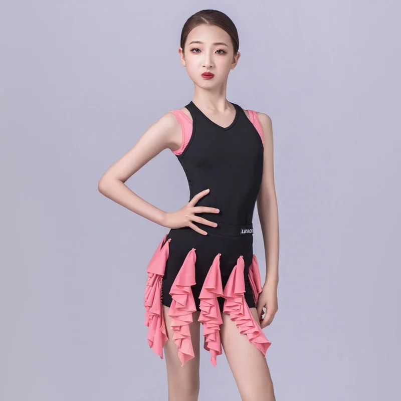 Детское платье для танго бальных танцев