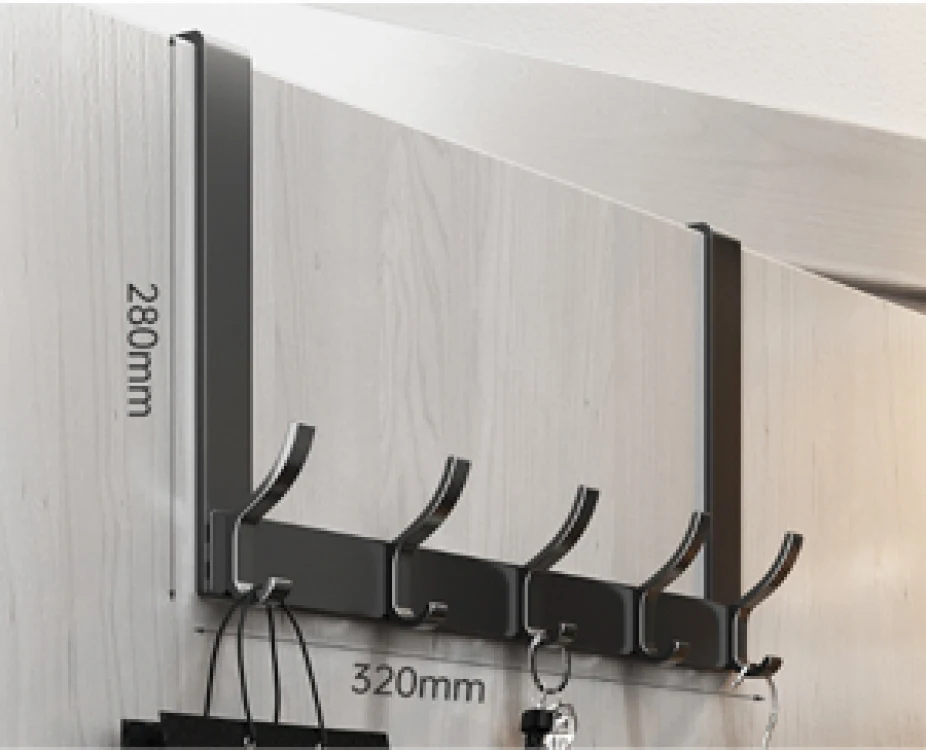 

Настенные крючки из алюминия