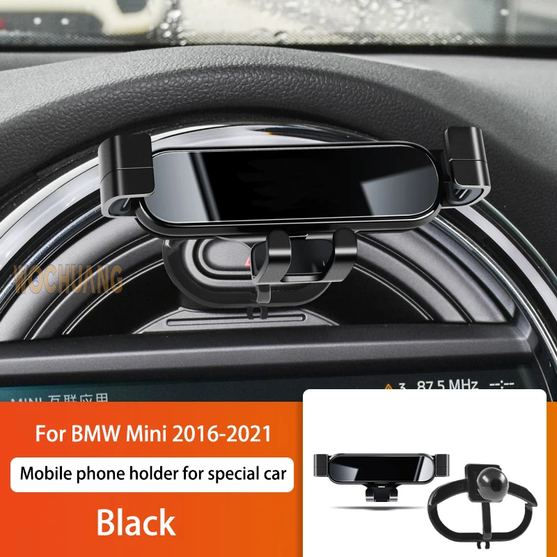 Araba cep telefonu tutacağı Mini Cooper taşralı 360 derece dönen GPS özel takoz desteği navigasyon braketi aksesuarları