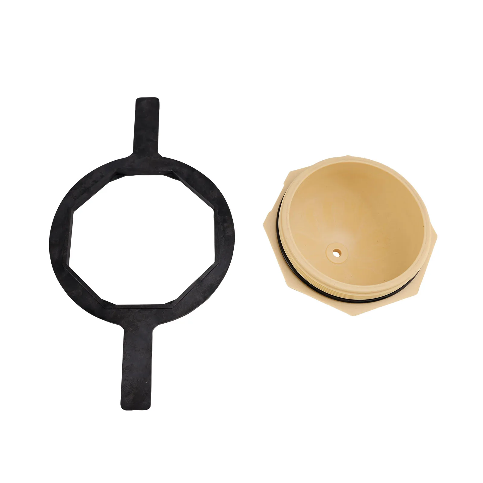 Фото Areyourshop 154697 Tan V Thread Closure заменяет песочный фильтр Triton II для бассейнов и спа Pentair. №5