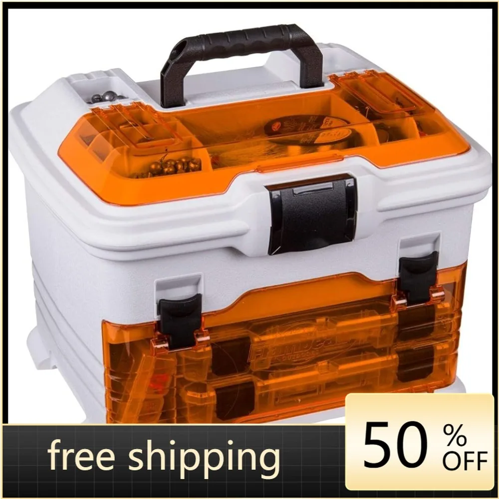 

Портативный ящик для хранения рыболовных и снастей на открытом воздухе T4 дымовой мультипогрузчик Золотой/черный Бесплатная доставка инструментов