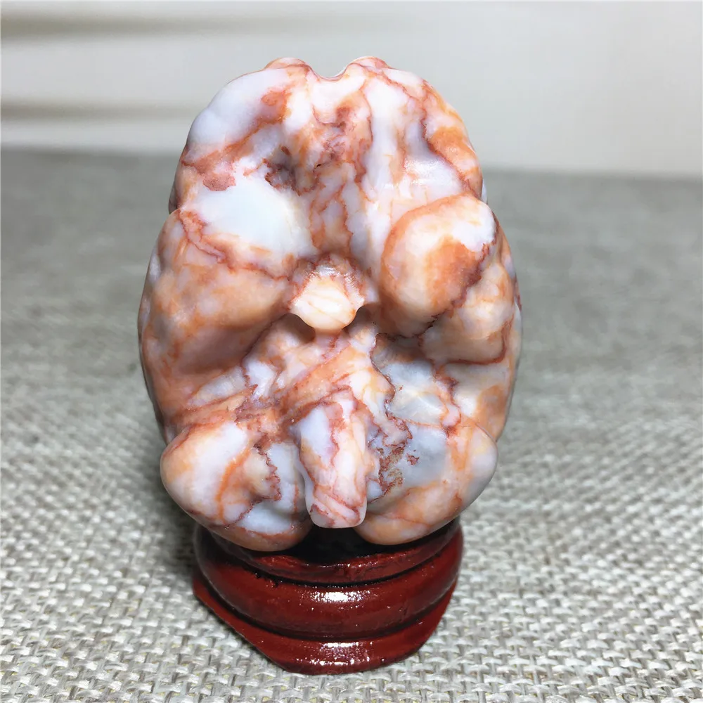 

Natural Pork Stone Brain Quartz Crystal Chakras Treatment Halloween Fengshui Wicca DIY Gift Reiki Ornments For Home Decoration