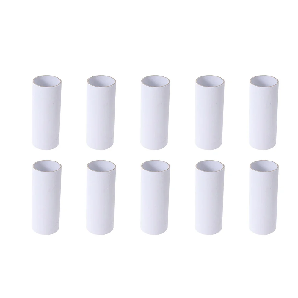 

12pcs Kraft Paperboard Tubes Containers Paperboard Lip Balm Tubes Empty Kraft Paper Jar Tube for Pencils Tea Packaging ( White )