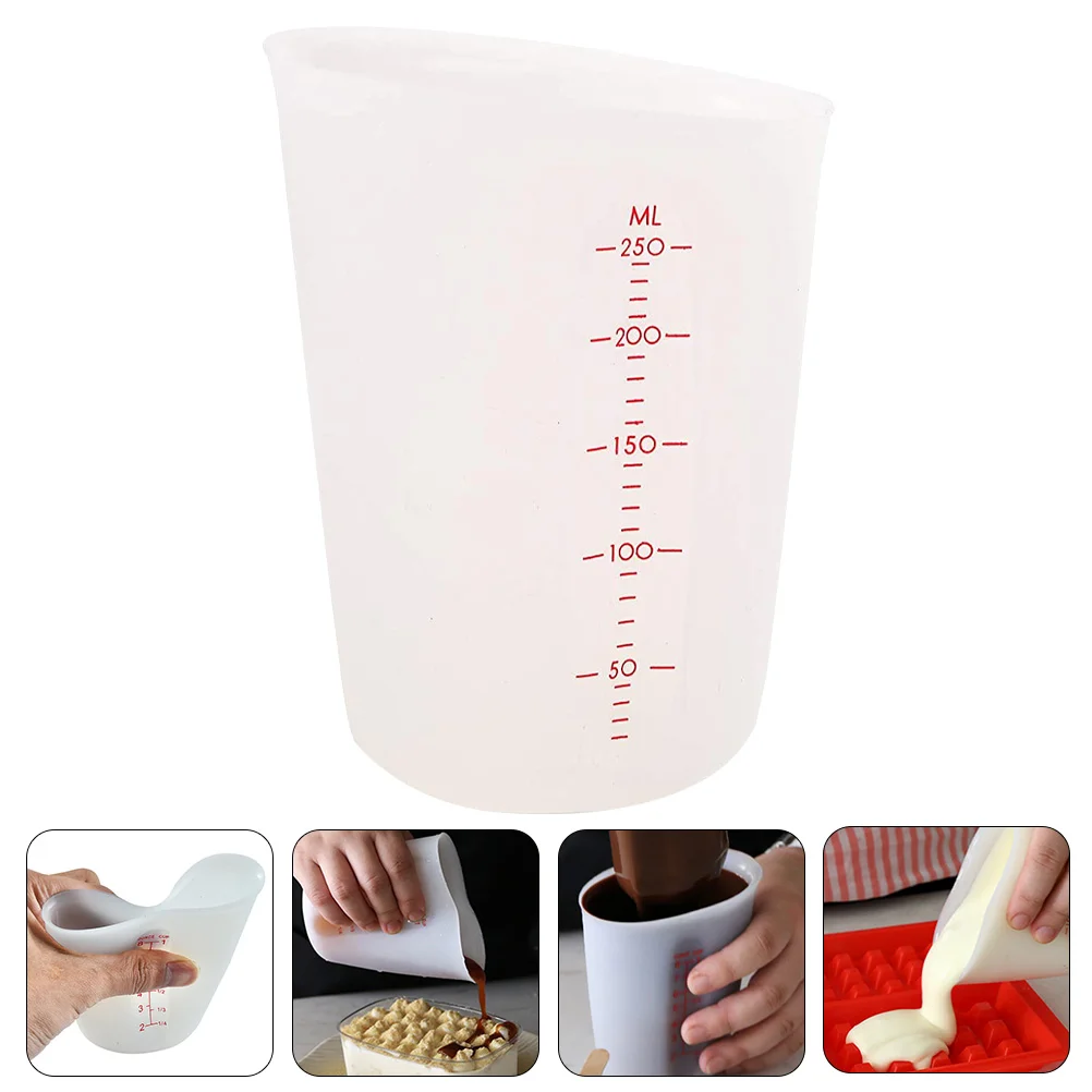 

Measuring Cup Silicone Measuring Cup Reusable Silicone Cup Cooking Measuring Set for Kitchen Cooking