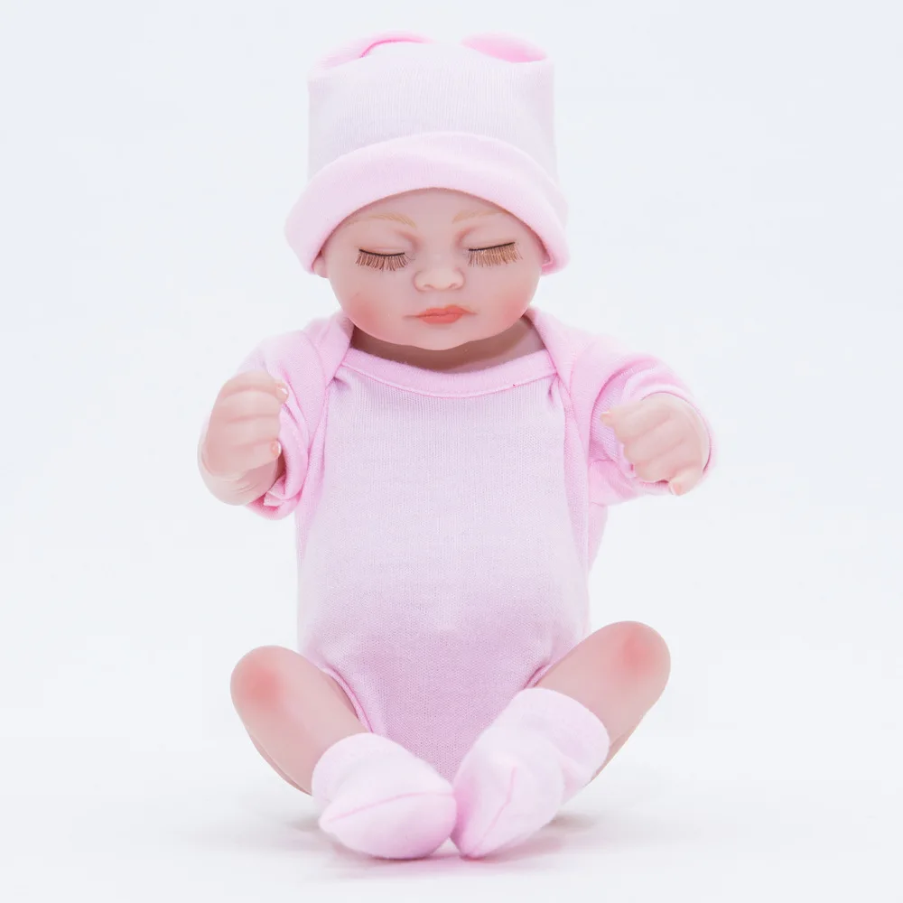 

Reborn Baby Doll Lifelike Silicone Doll Baby Reborn 28 CM Realistic Sleep Babies Dolls With Lovely Clothes Kids Playmate
