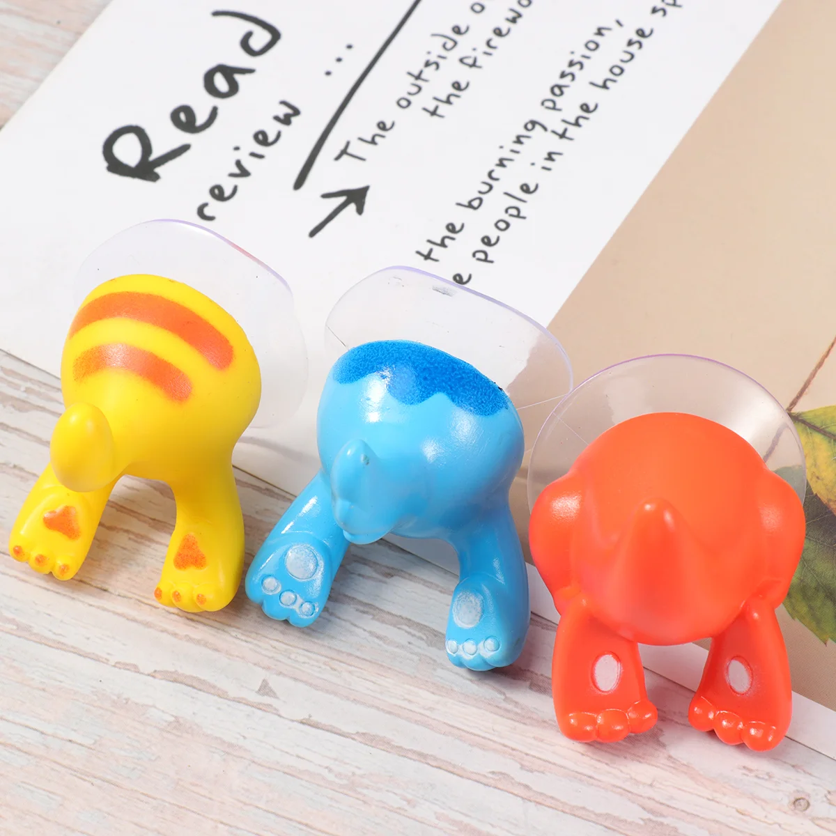 

Hooks Hook Suction Wall Animal Cup Coat Shower Hanger Towel Bathroom Kids Hat Hanging Room Kitchen Sucker Decorative Hangers