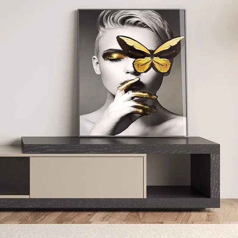 Роскошная Подставка для телевизора в скандинавском стиле современный шкаф с