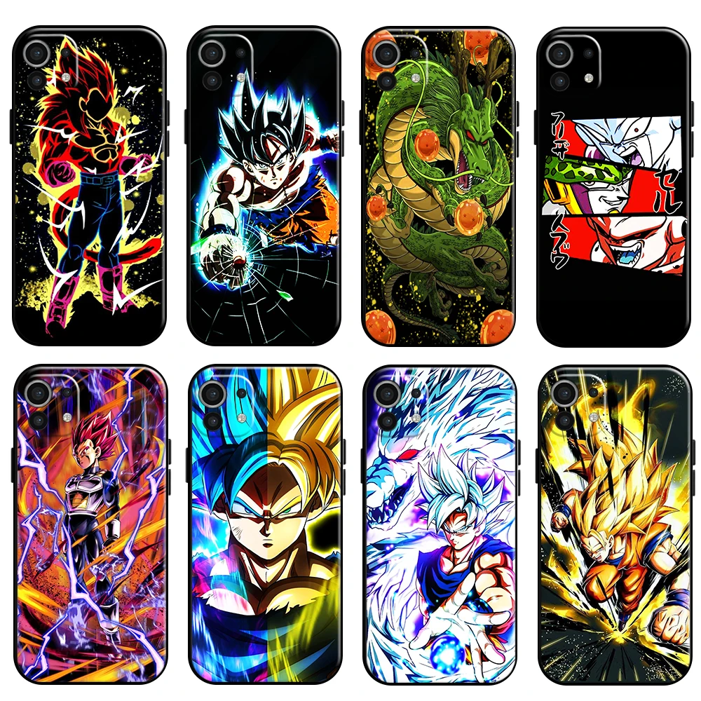

Dragon Ball Goku Phone Case For Xiaomi Mi 11 11 Lite 5G Soft Silicone Cover Funda TPU Black Coque
