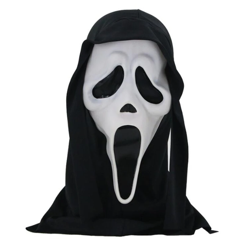 Movie Scream Billy Loomis Killer Halloween Party Horrible Scary Mask Hood Cosplay Costume PVC Masks Prop |