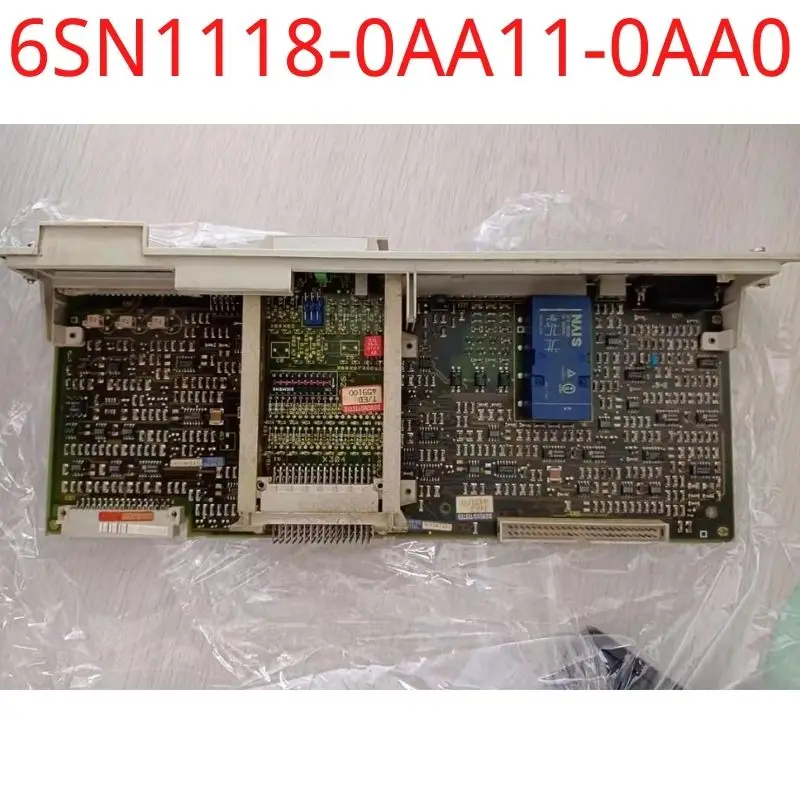 

used Siemens 6SN1118-0AA11-0AA0 SIMODRIVE 611-A Control Unit 1-axis for feed drives with 1FT5, comfort interface test ok