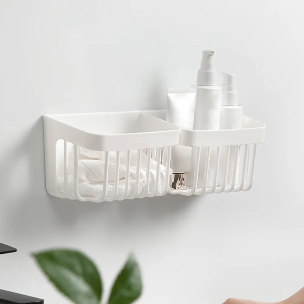 

2 Pcs The Soapery Sink Dish Cloth Holder For Kitchen Storage Rack Pp Draining Wall-mounted Organizer Towel Toothpaste