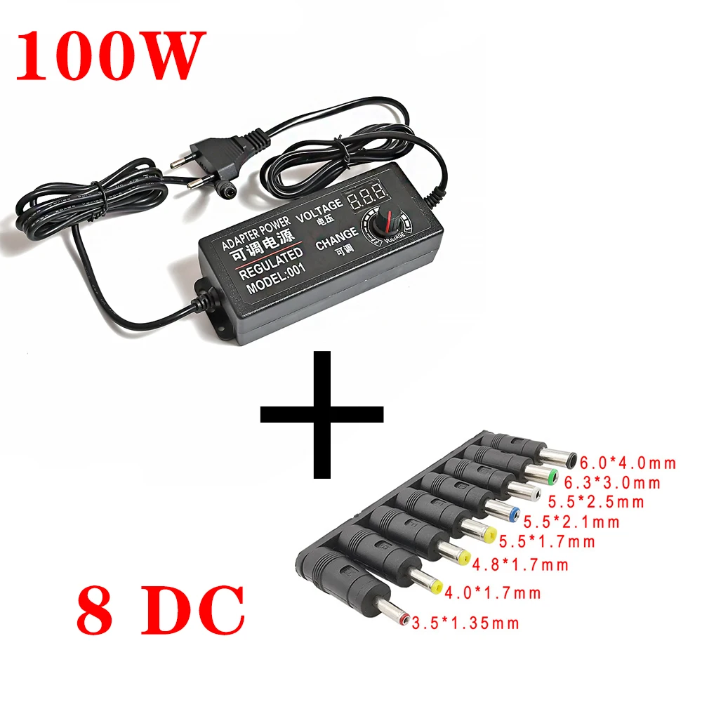 Универсальный адаптер питания, 3 А, 3-24 В, от 220 В до 12 В